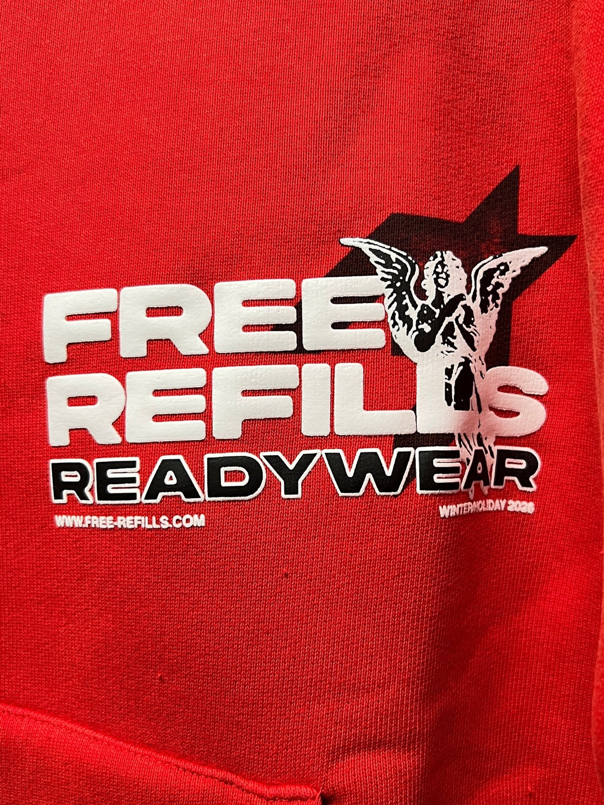 Probus Free Refills FR-HOLIDAY26-003 Sunday Service Hoodie Free Refills FR-HOLIDAY26-003 Sunday Service Hoodie RED