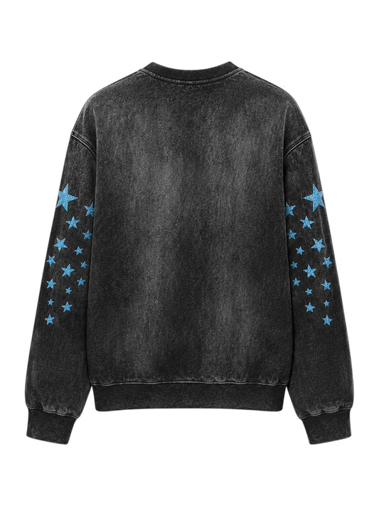 Probus Free Refills FR-HOLIDAY26-012 Sinners Crewneck Washed Black Free Refills FR-HOLIDAY26-012 Sinners Crewneck Washed Black BLACK