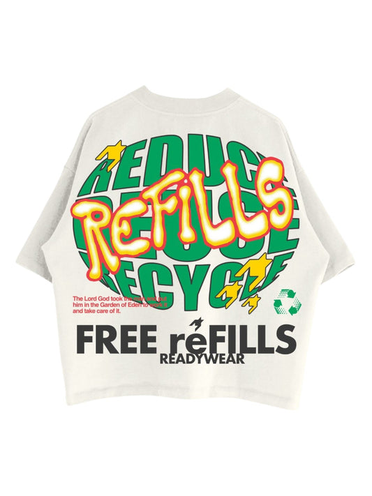 Free Refills FRR TEE (FR-S26-041) Off White