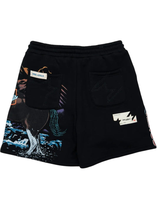 Free Refills Kings Shorts (FR-S26-038) BLACK
