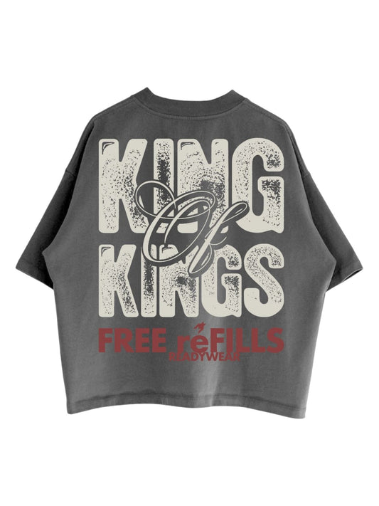 Free Refills Kings Tee (FR-S26-034) Vtg Grey