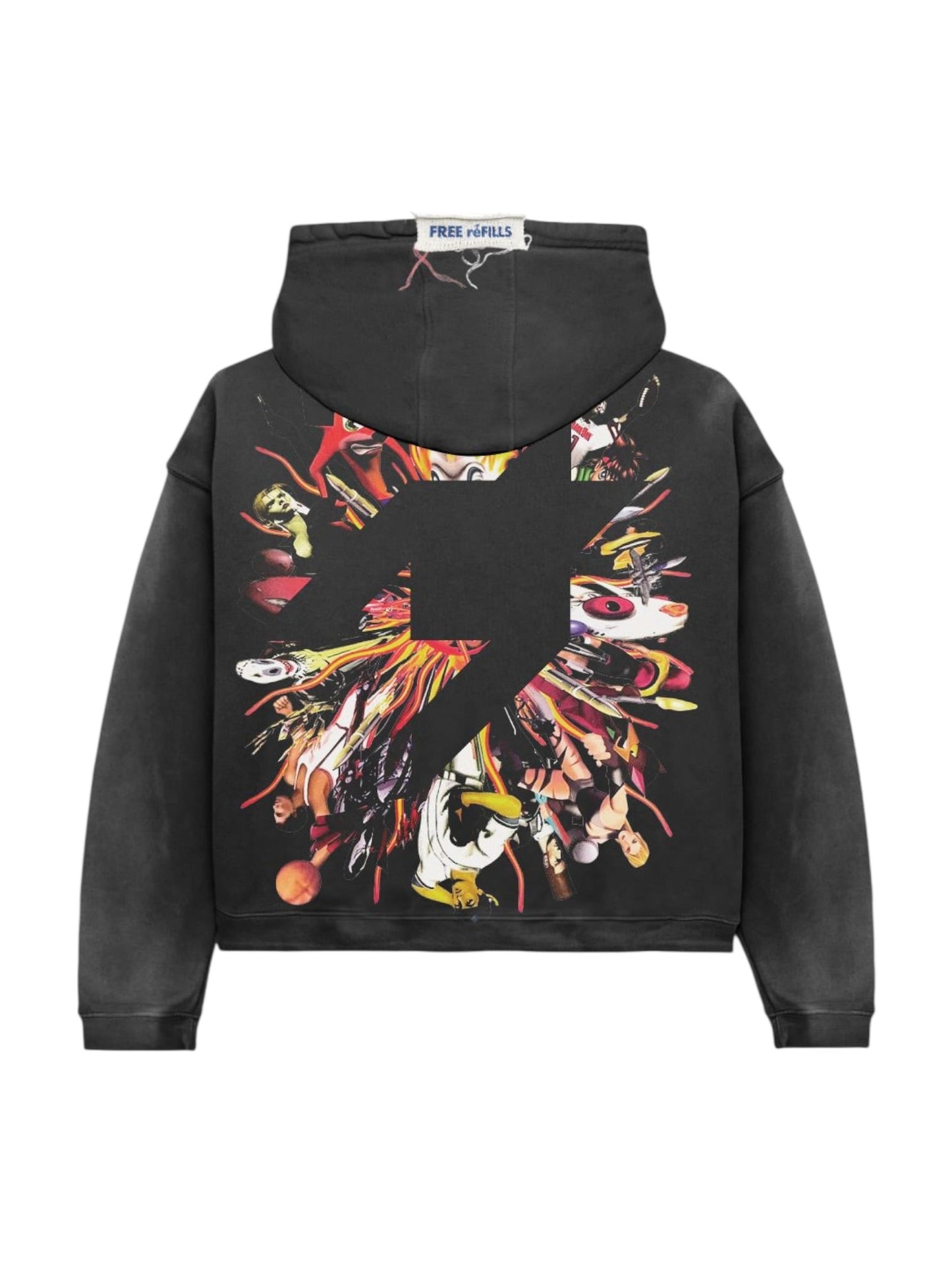 Free Refills Ps Hoodie (FR-S26-028) Black