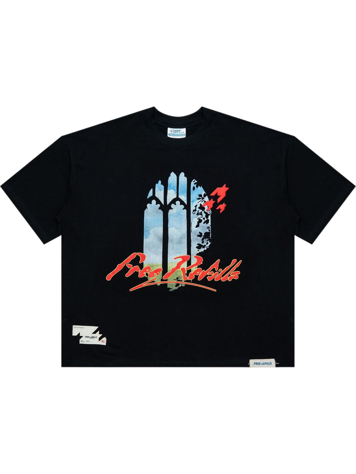 Free Refills Rehab Tee (FR-H25-008) Black
