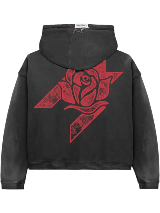 Free Refills Rose Bowl Hoodie(FR-H25-032) Vtg Black