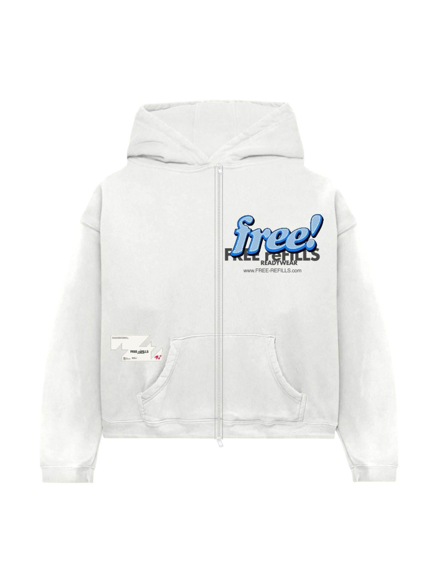 Free Refills Tabloid  Hoodie (FR-S26-019) Off White