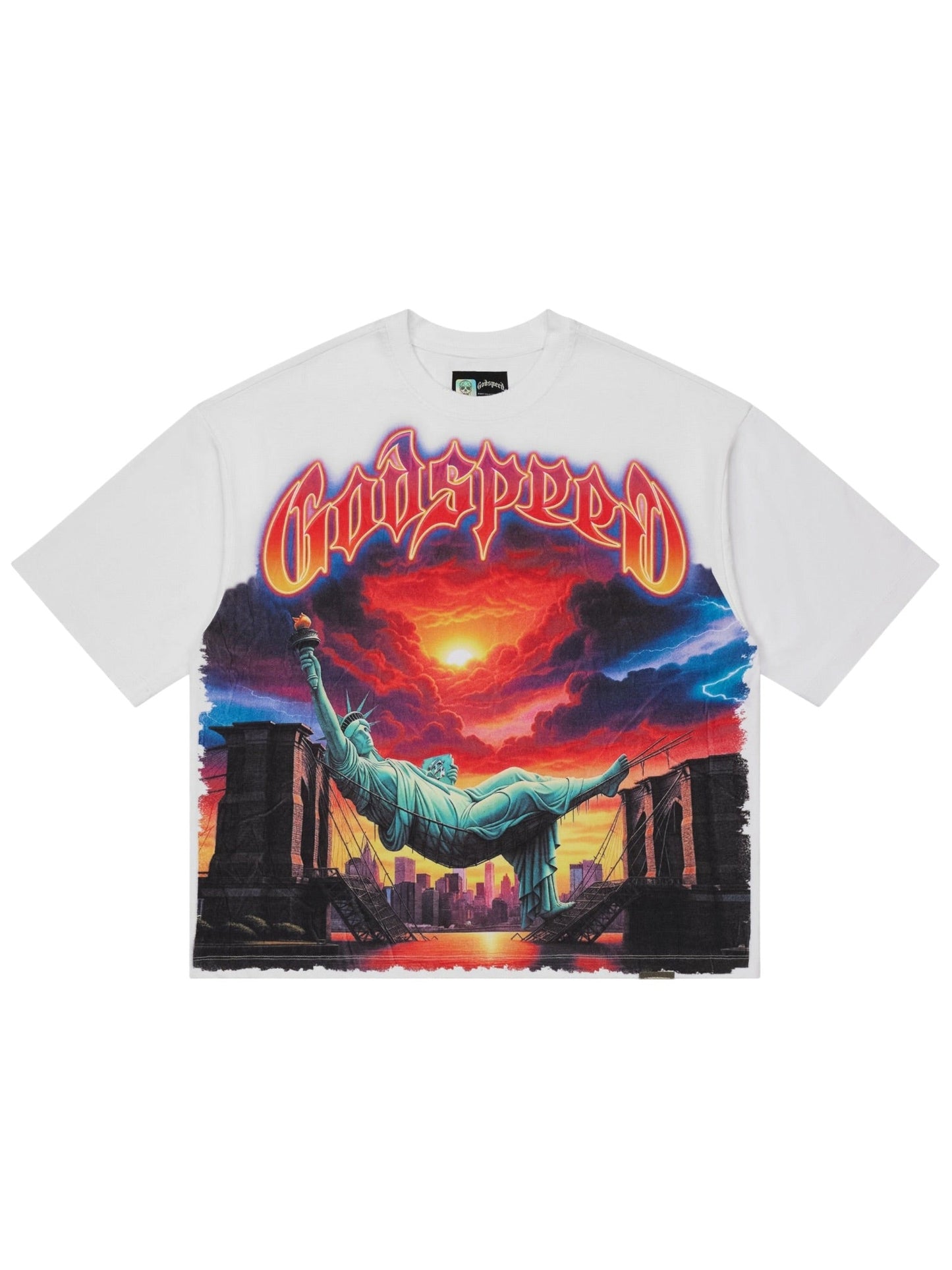 Godspeed Burnt Bridges Tshirt (White)