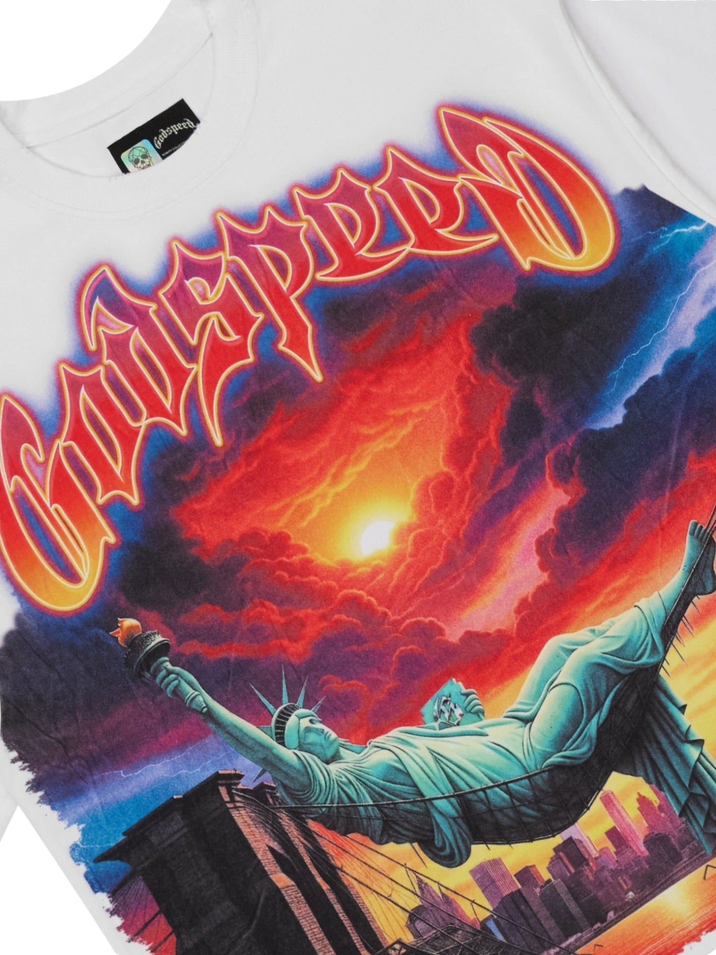 Godspeed Burnt Bridges Tshirt (White)