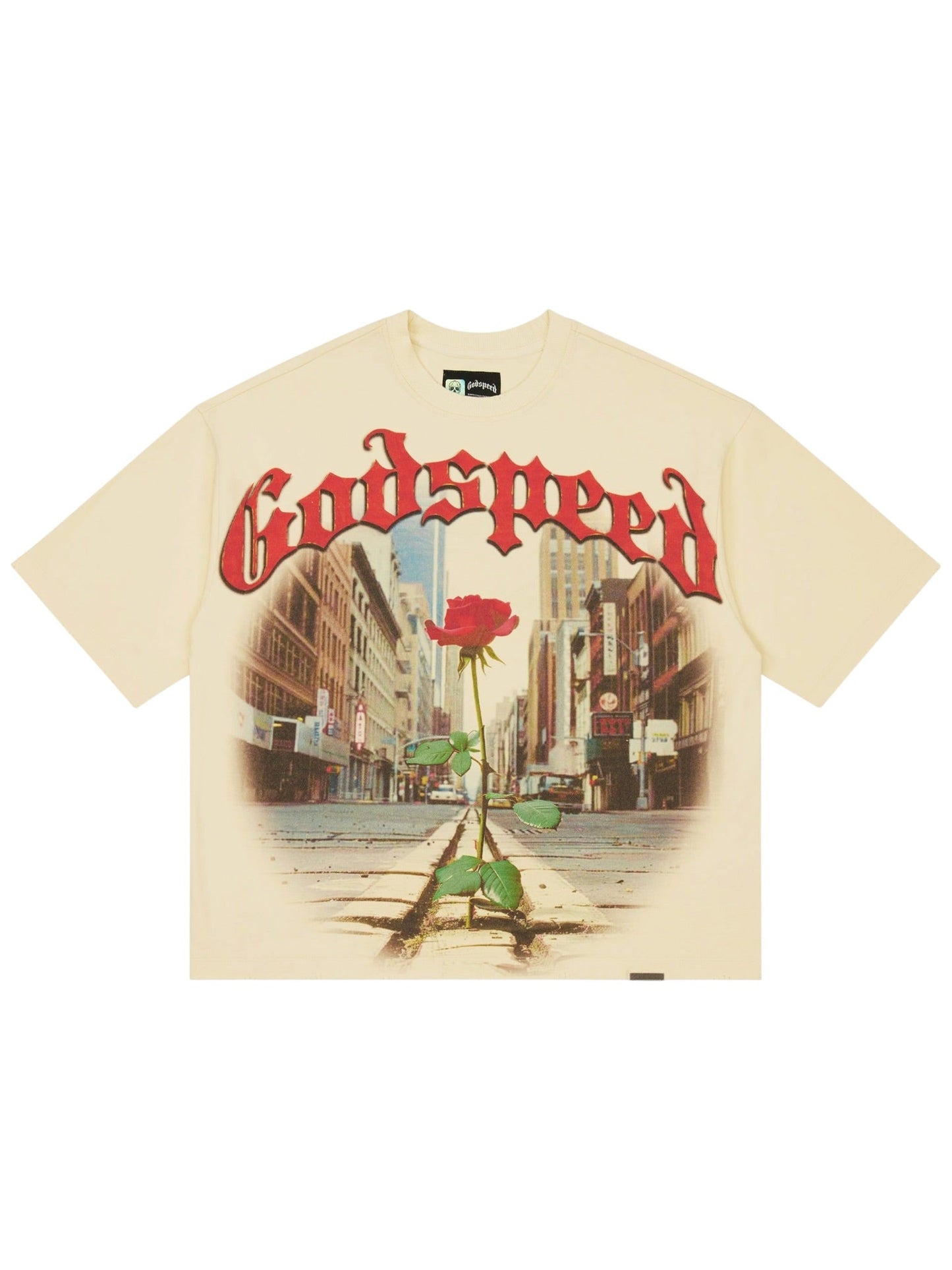 Godspeed Concrete Rose T-Shirt (Bone)