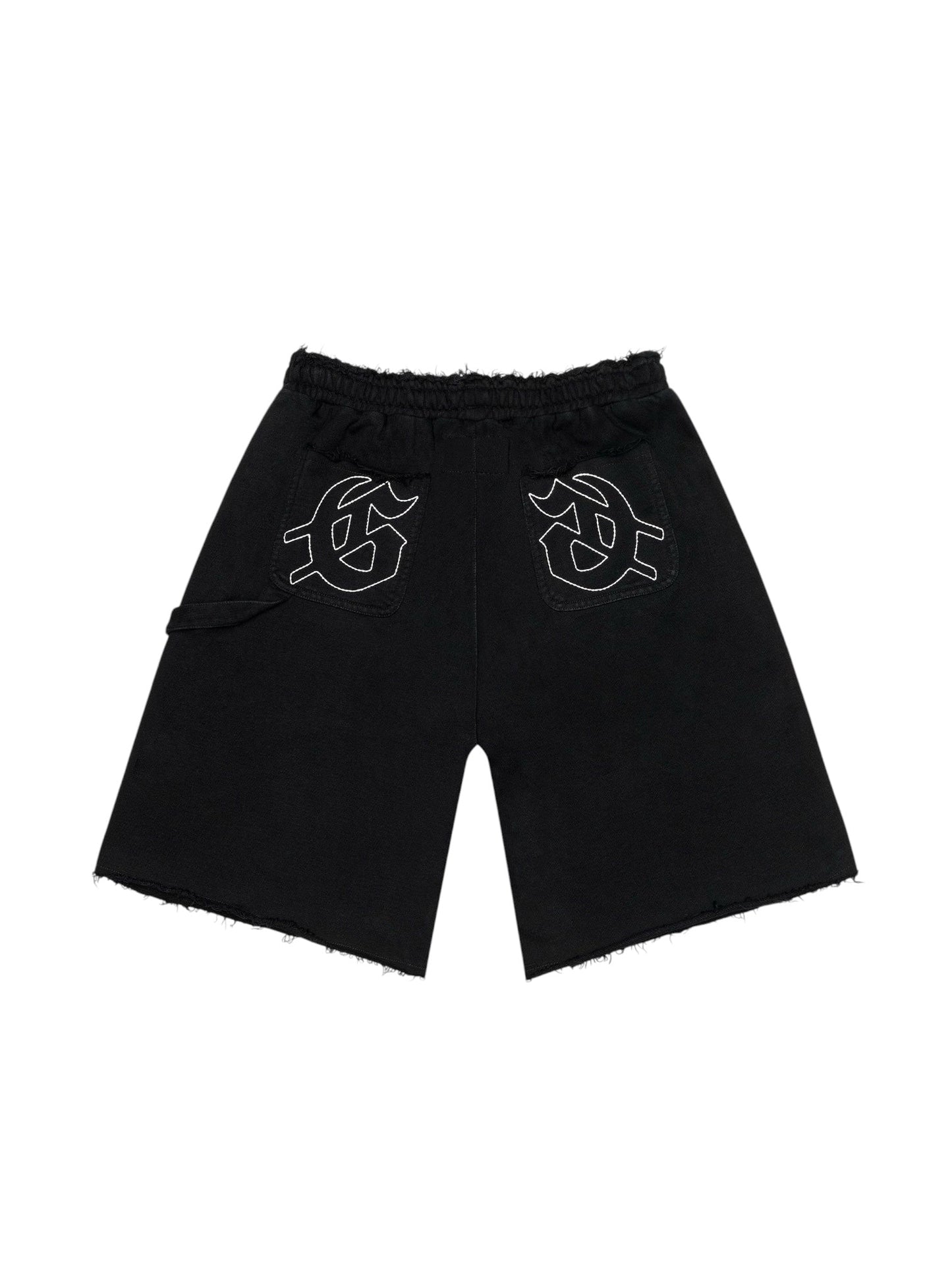 Godspeed Distressed Carpenter Shorts (Flat black)