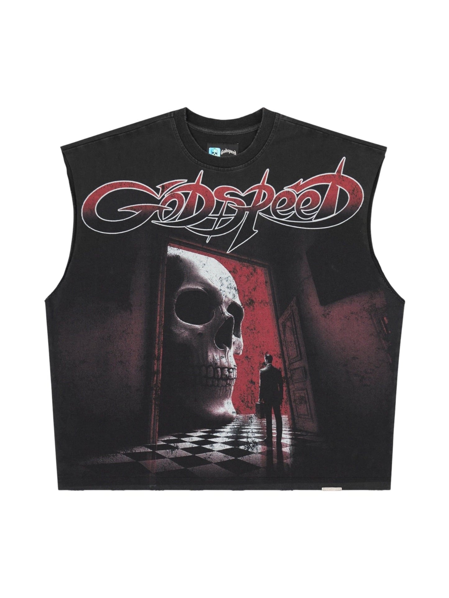 Probus Godspeed Fate’s Doorstep Sleeveless T-shirt (Black) Godspeed Fate’s Doorstep Sleeveless T-shirt (Black) BLACK