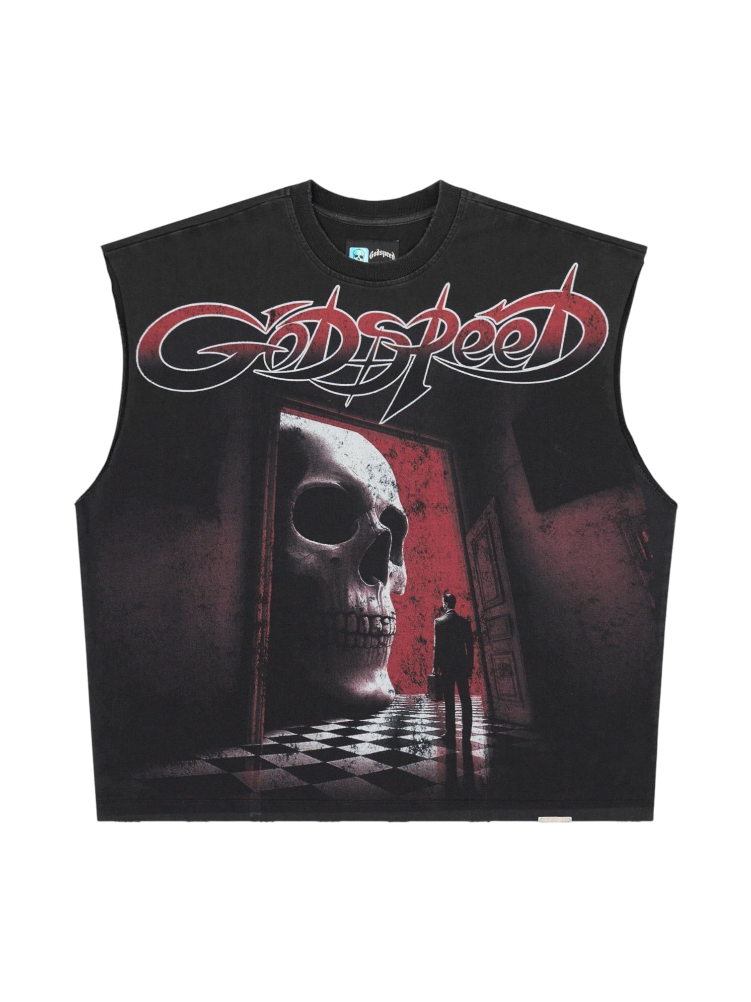 Probus Godspeed Fate’s Doorstep Sleeveless T-shirt (Black) Godspeed Fate’s Doorstep Sleeveless T-shirt (Black) BLACK