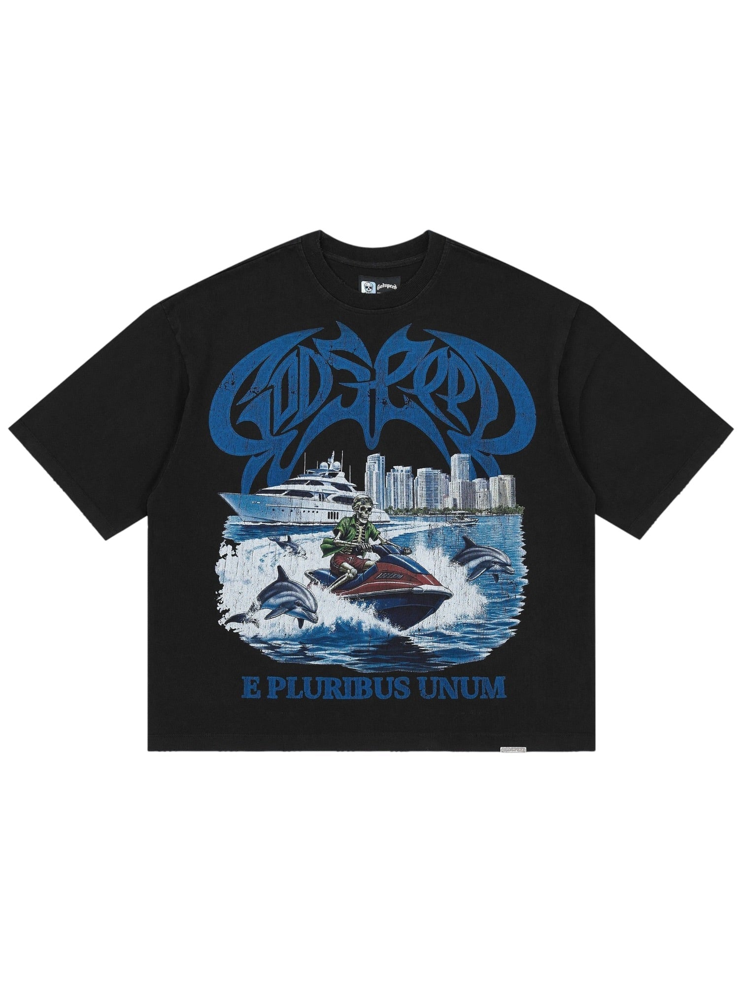 Godspeed GMYC Wave Runner T-shirt (Black)