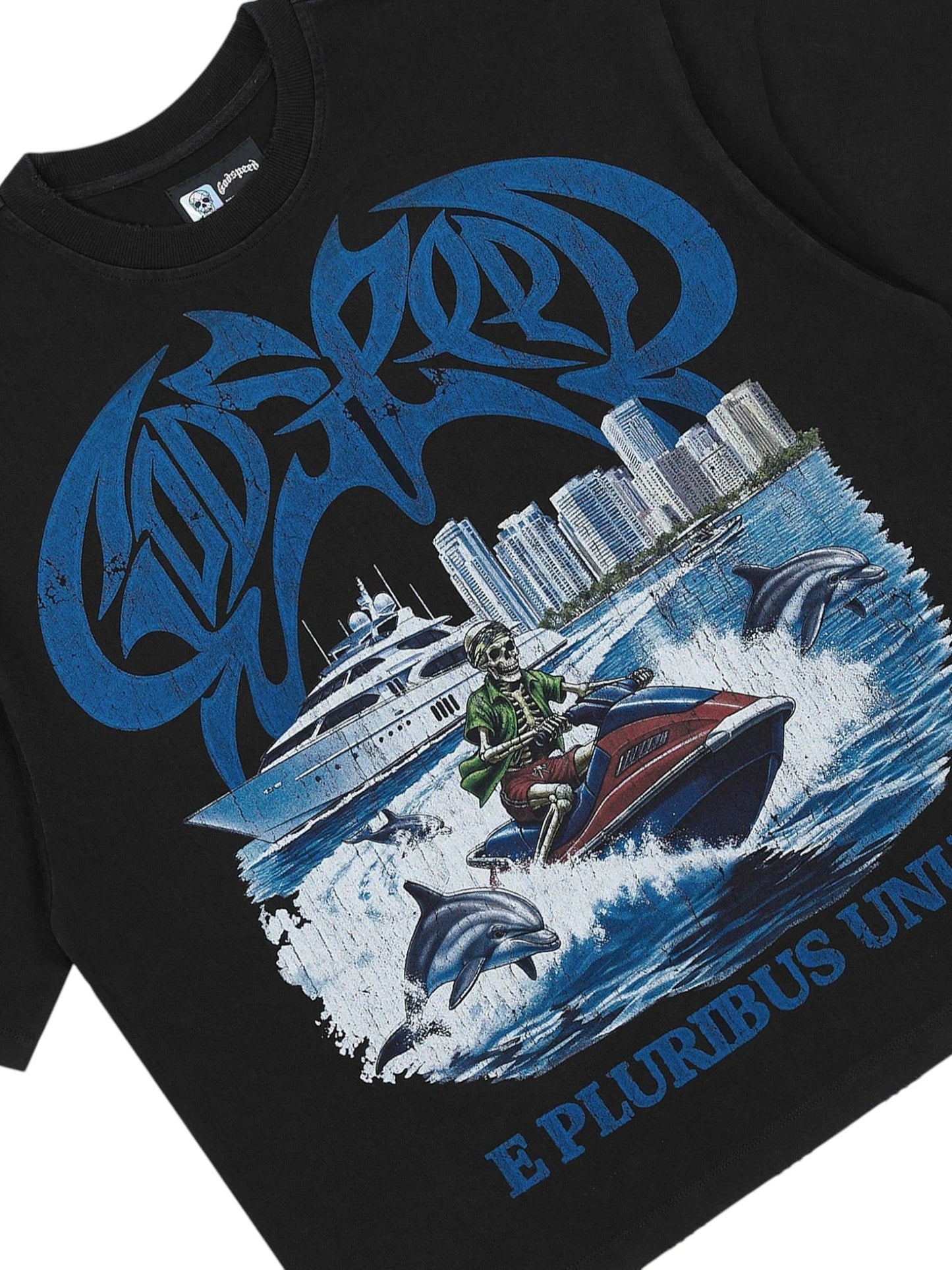 Godspeed GMYC Wave Runner T-shirt (Black)
