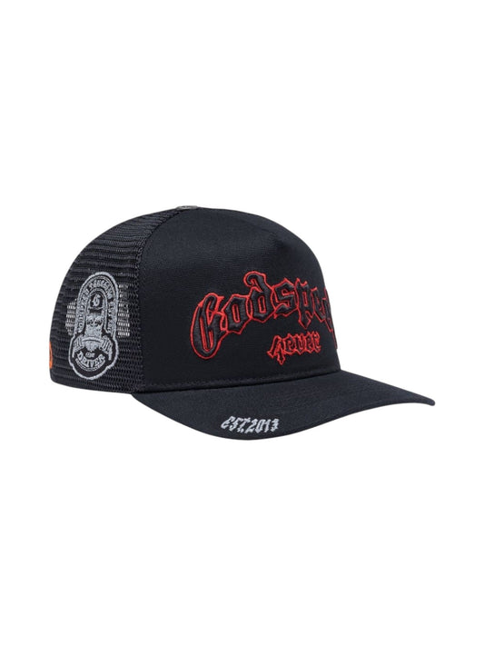Godspeed GS FOREVER TRUCKER HAT (Black/Red)