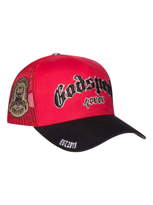 Godspeed GS Forever Trucker Hat Red/Black