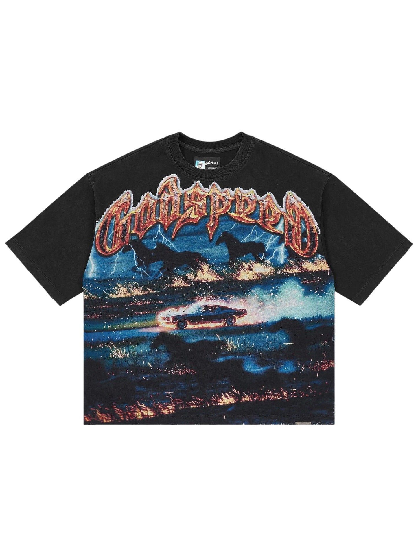 Godspeed Horsepower T-shirt (Black)