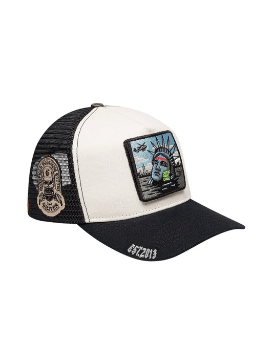 Godspeed Mood Trucker Hat II (White/Black Interchangeable Patches