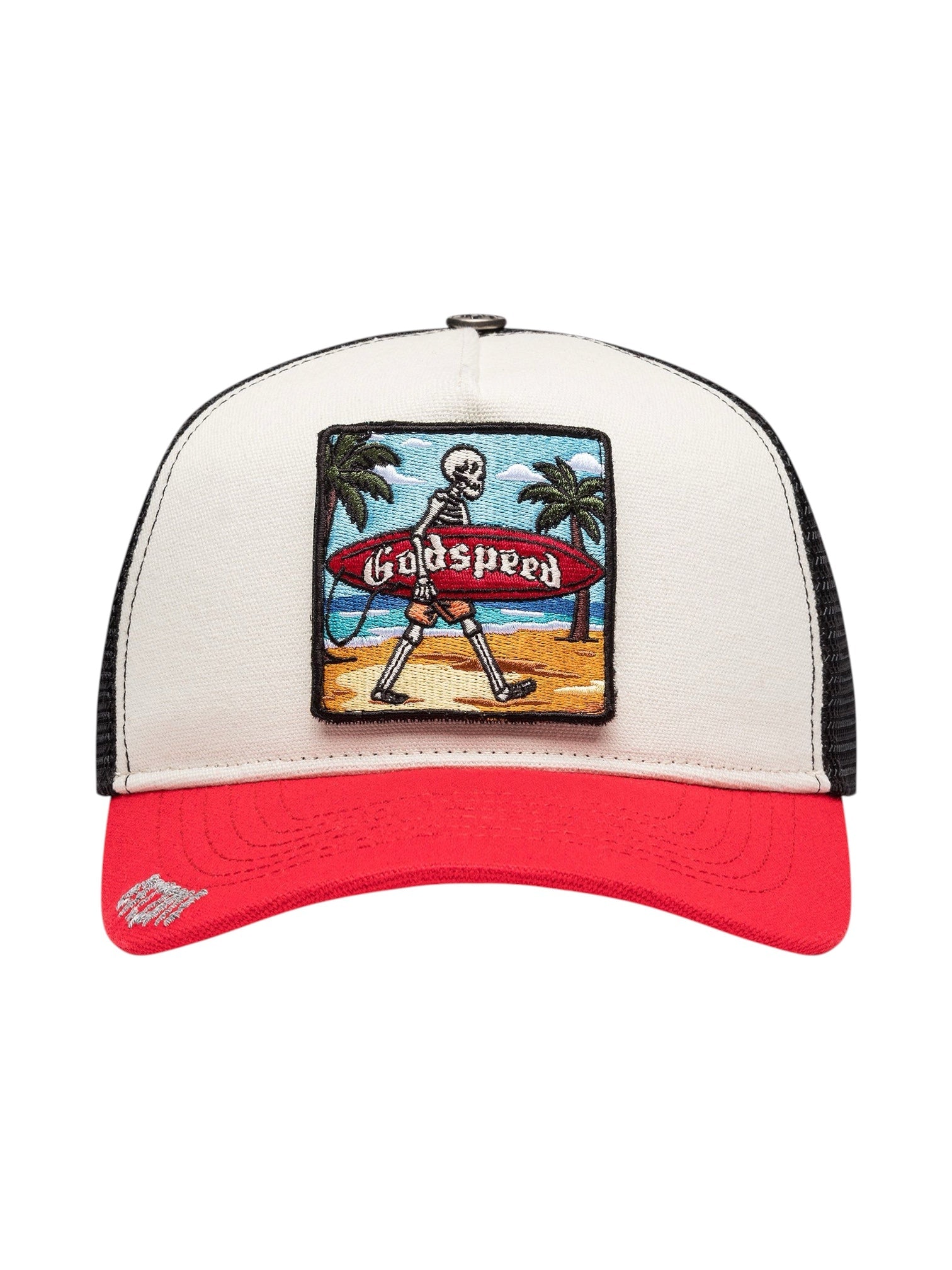 Godspeed Mood Trucker Hat II (White/Red Interchangeable Patches)