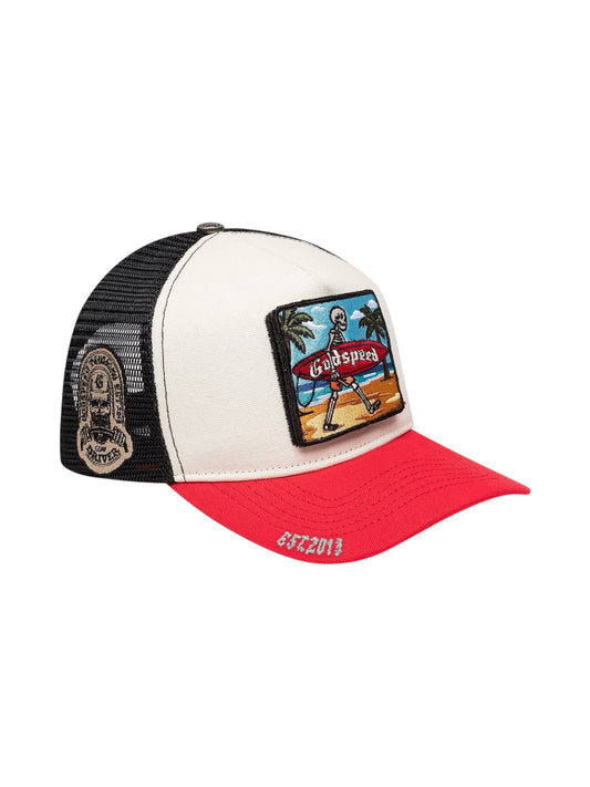 Godspeed Mood Trucker Hat II (White/Red Interchangeable Patches)