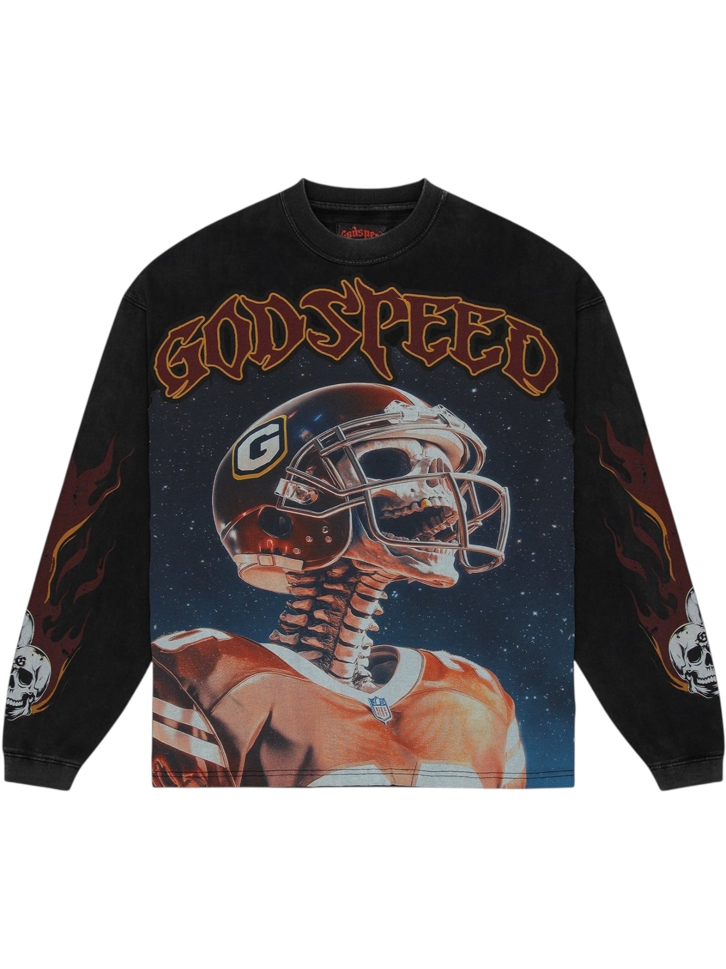 Godspeed Morale LS T-shirt (Black Wash)