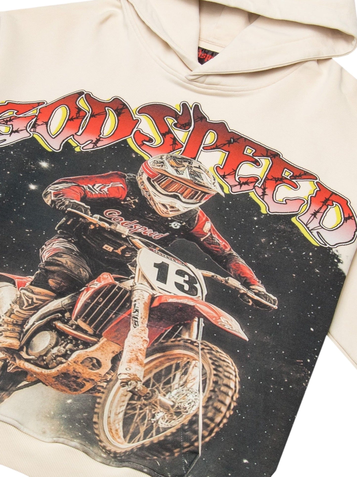 Godspeed Motocross Hoodie (Bone)