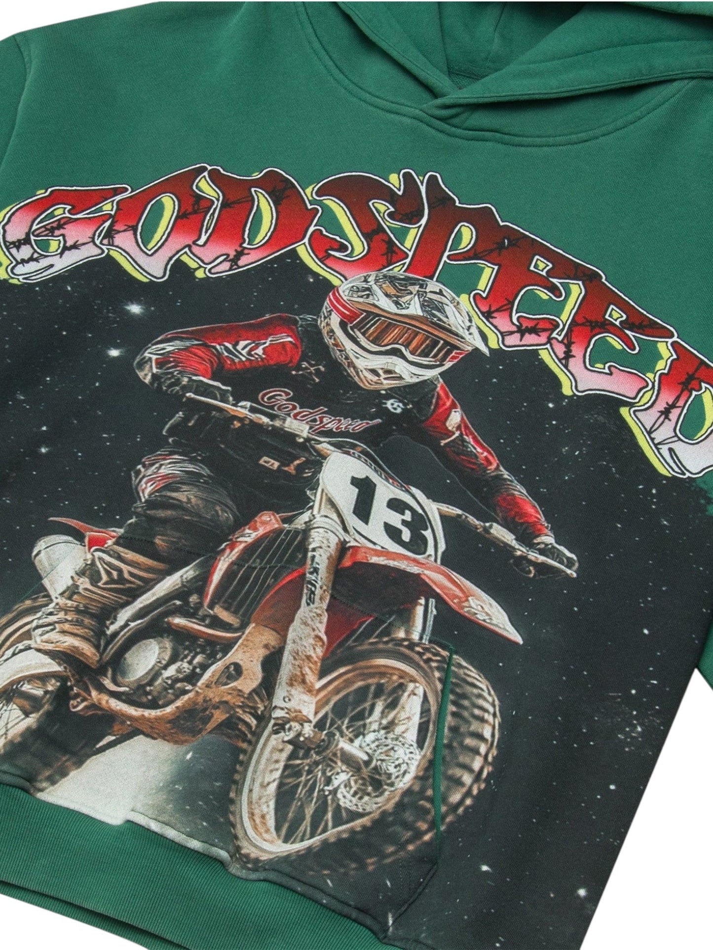 Godspeed Motocross Hoodie (Green)