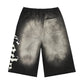 Godspeed OG Logo 3QTR Shorts (Black/Wash)