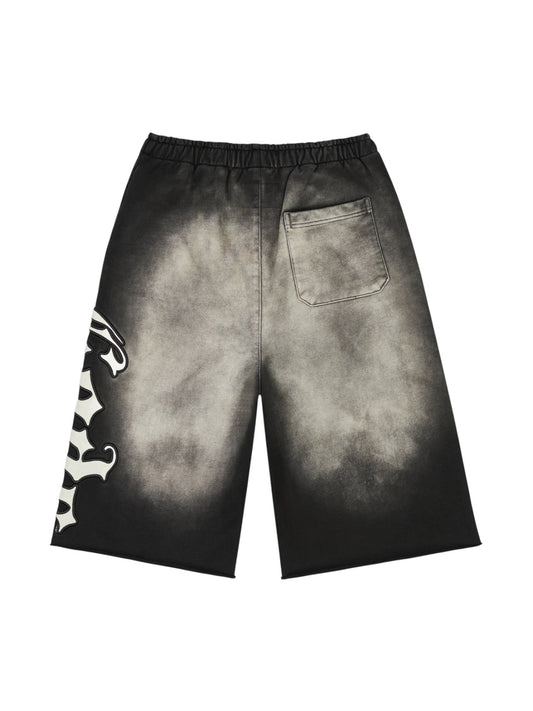Godspeed OG Logo 3QTR Shorts (Black/Wash)