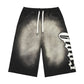 Godspeed OG Logo 3QTR Shorts (Black/Wash)