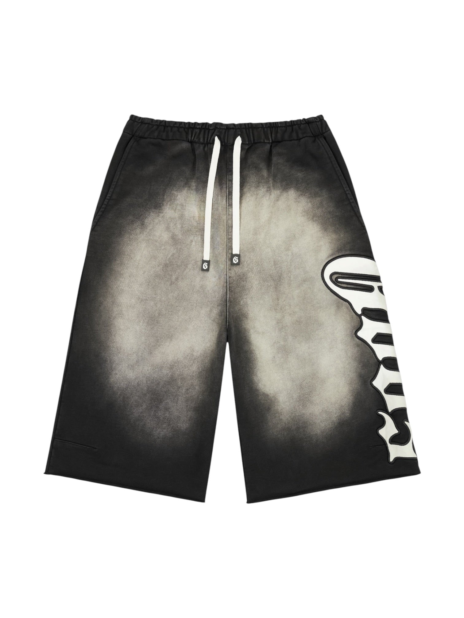 Godspeed OG Logo 3QTR Shorts (Black/Wash)