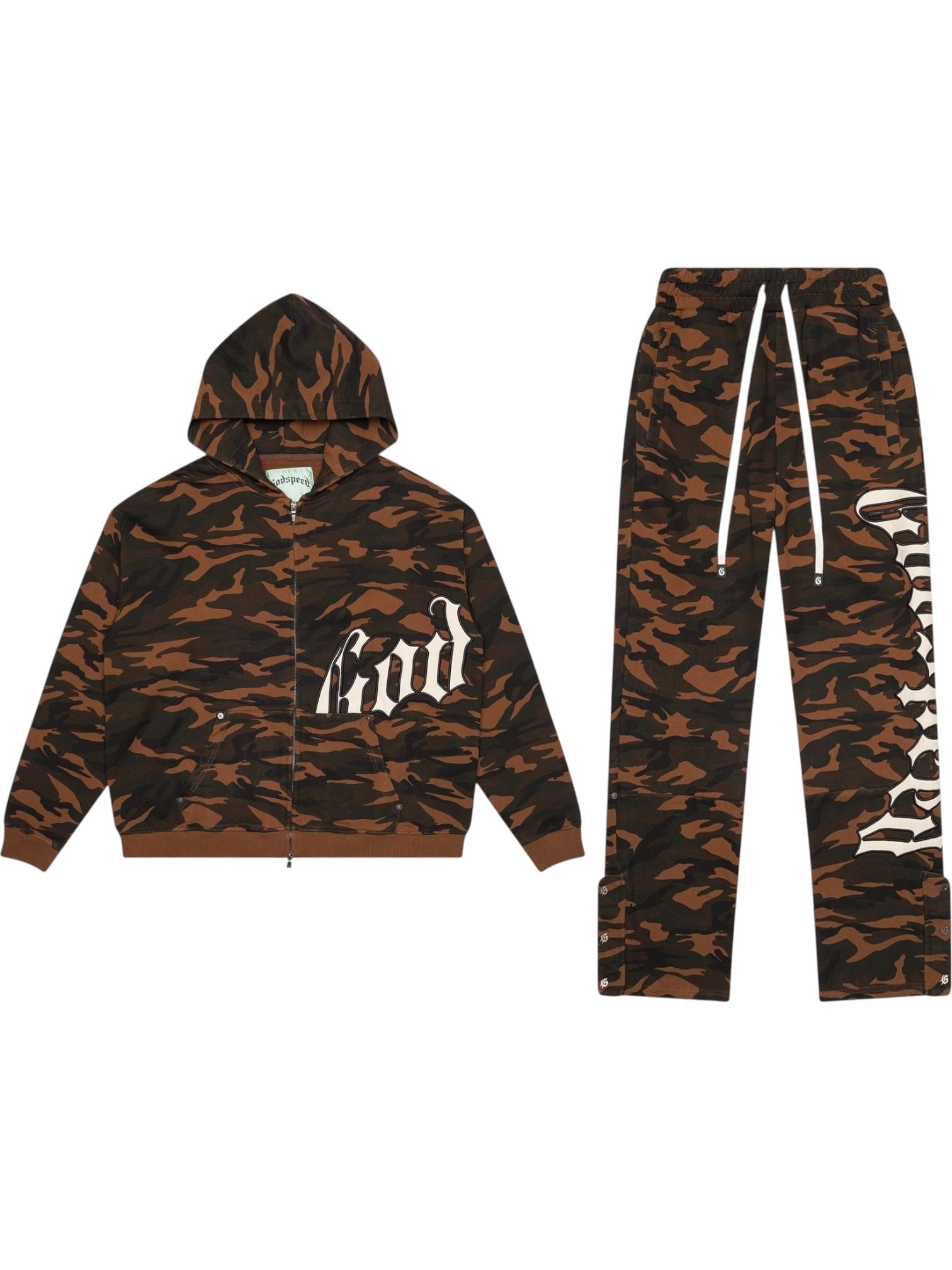 Godspeed OG Logo Sweatsuit (Brown Camo)