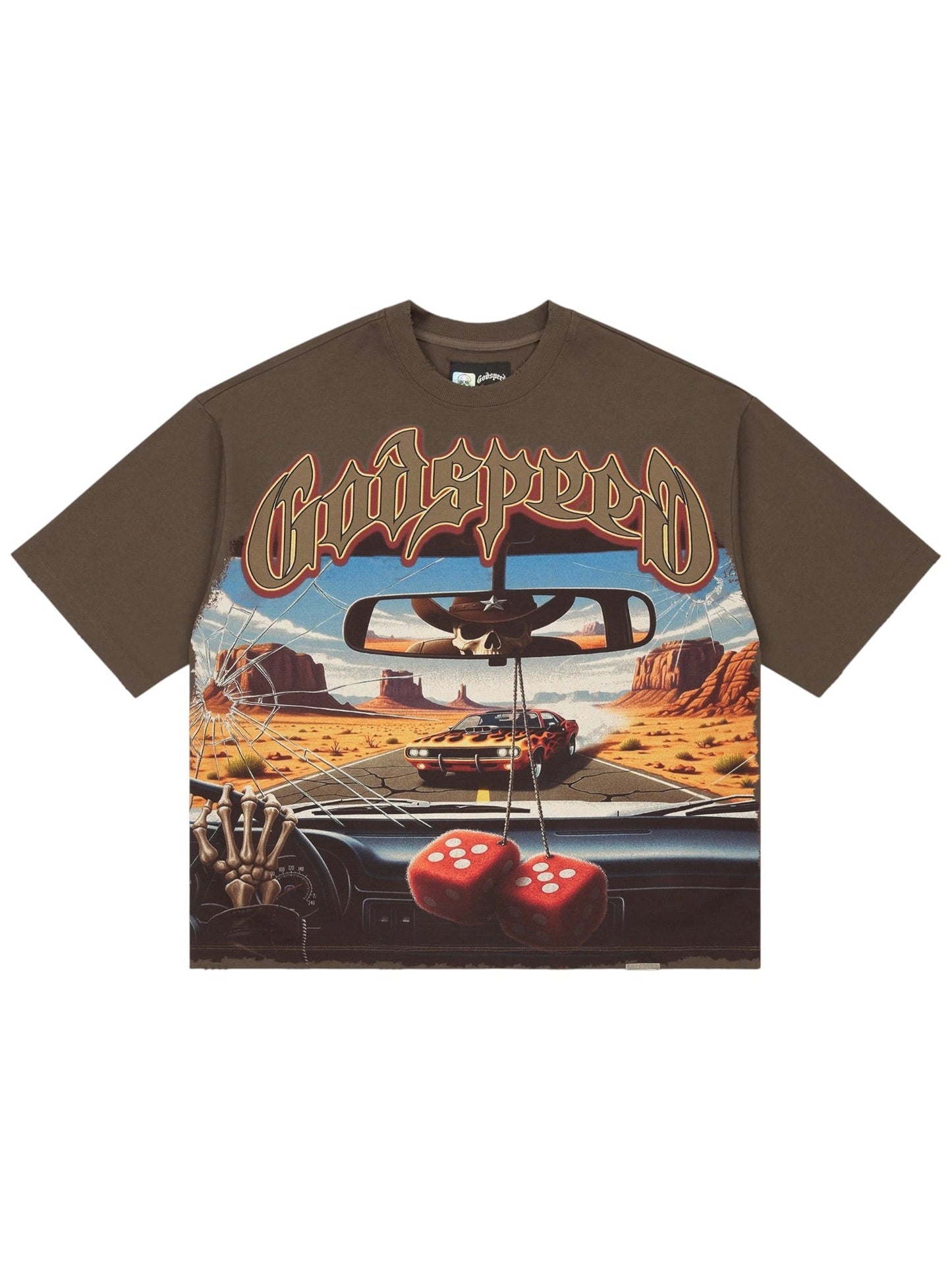 Godspeed OnThe Run II T-Shirt Brown