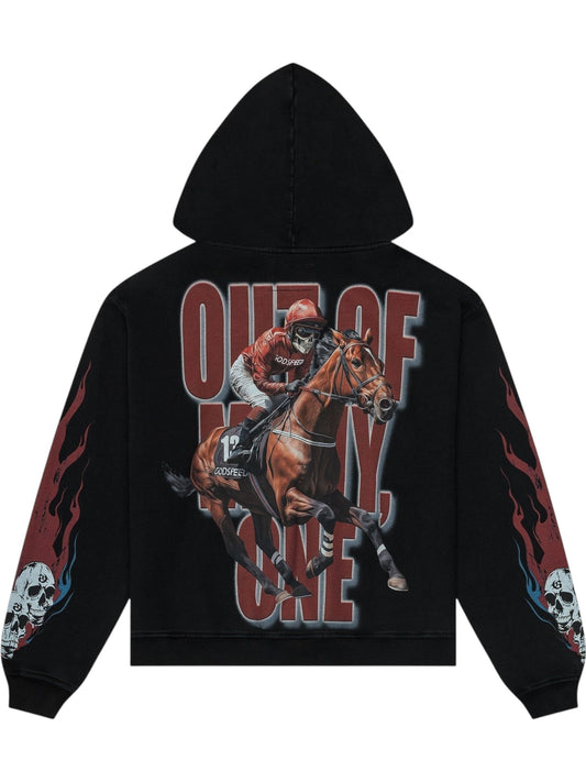 Godspeed Thoroughbred Hoodie (Black wash)