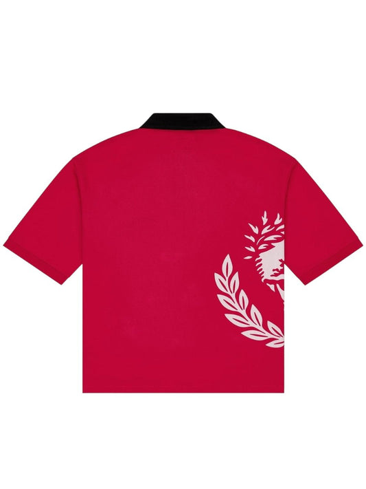 Godspeed Victor Oversized Crest Polo Red