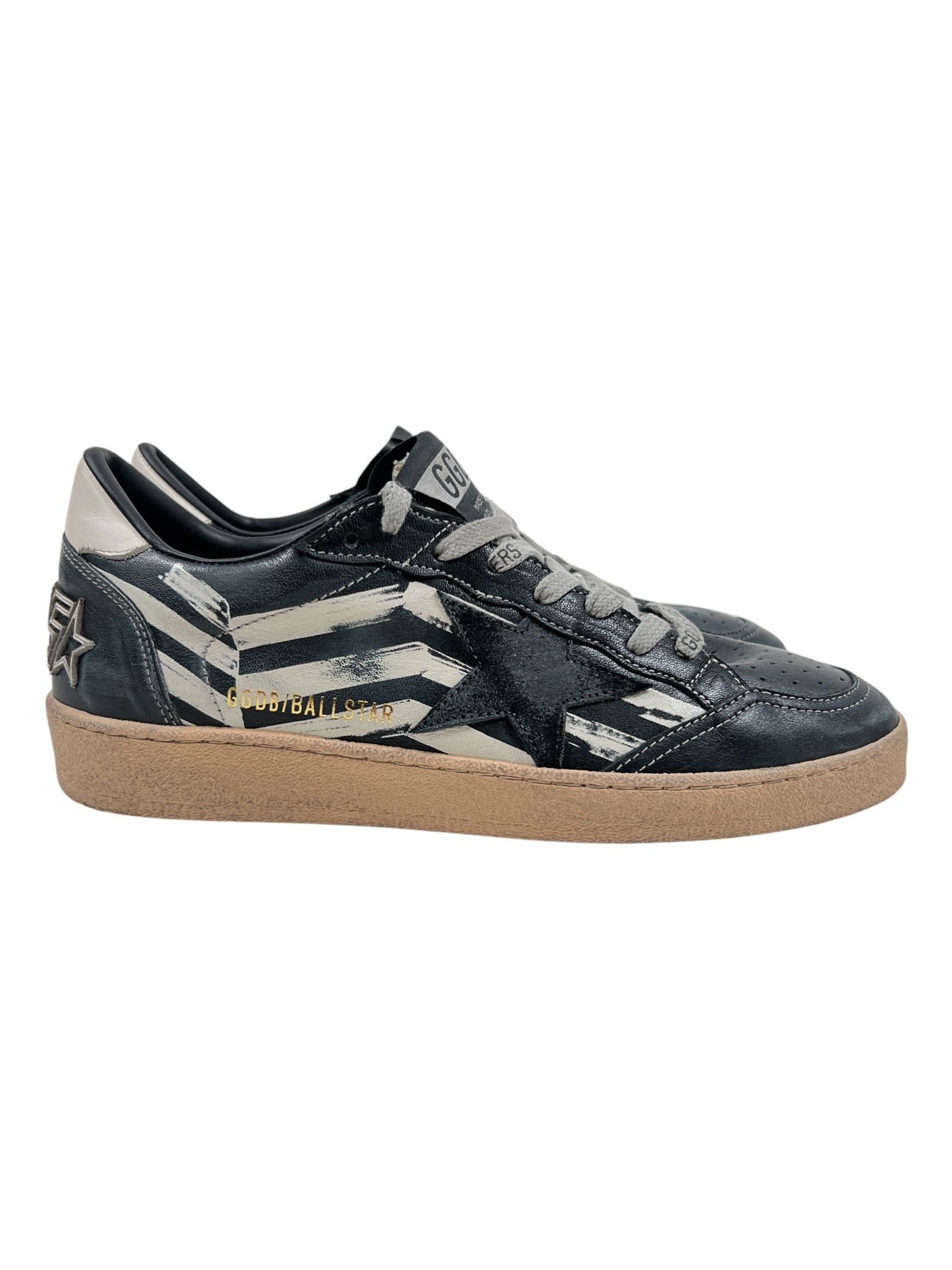 Probus Golden Goose GMF00117 Ball Star Black/Cream Golden Goose GMF00117 Ball Star Black/Cream BLACK