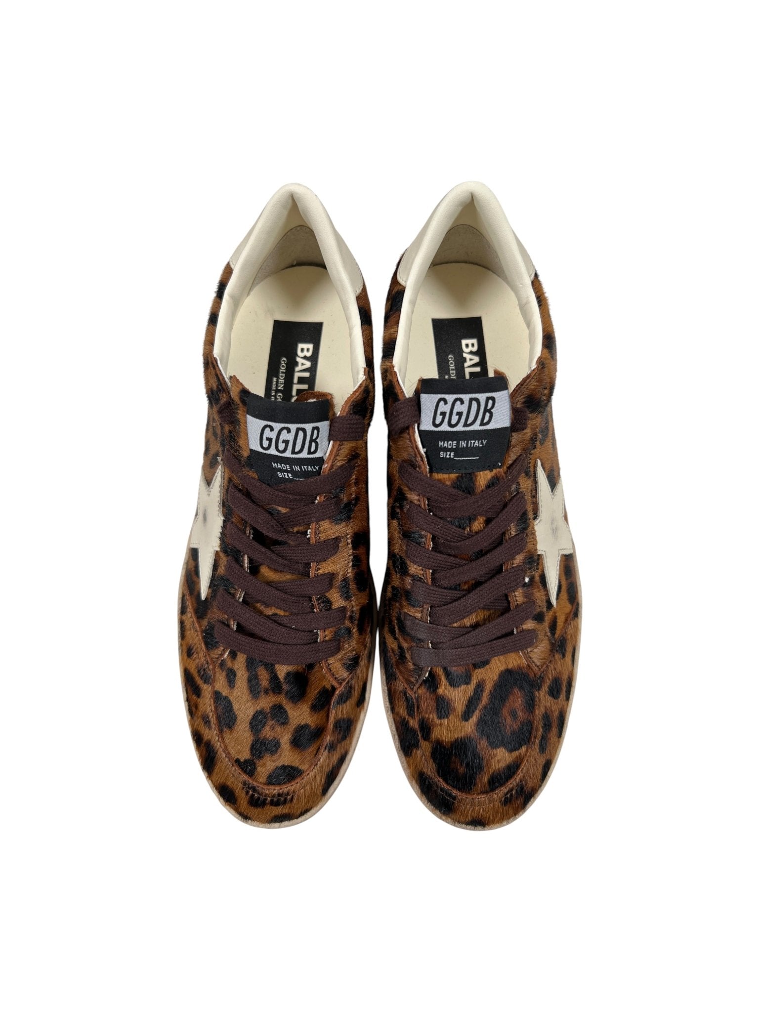 Probus Golden Goose GMF00117 Ball Star Horsy Brown/Cream Golden Goose GMF00117 Ball Star Horsy Brown/Cream BROWN