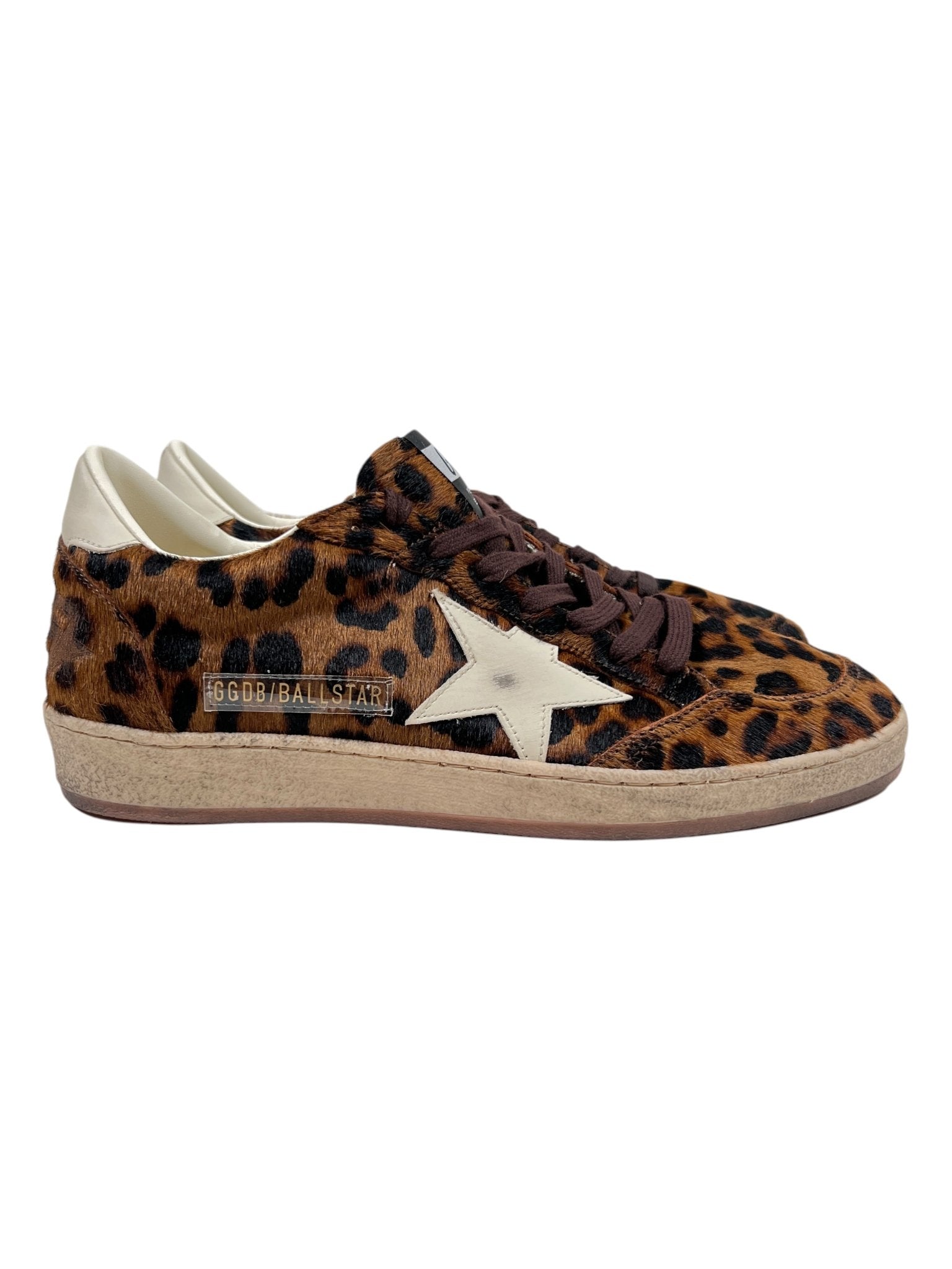 Probus Golden Goose GMF00117 Ball Star Horsy Brown/Cream Golden Goose GMF00117 Ball Star Horsy Brown/Cream BROWN