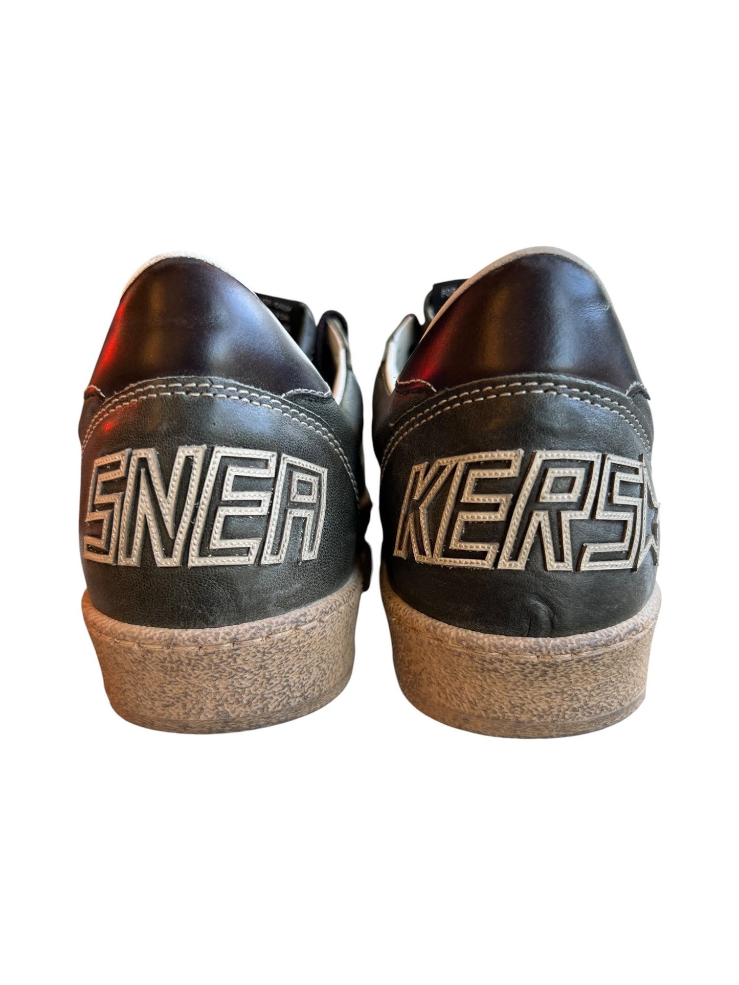 Golden Goose GMF00117 Ball Star Nappa Dark Green/Black