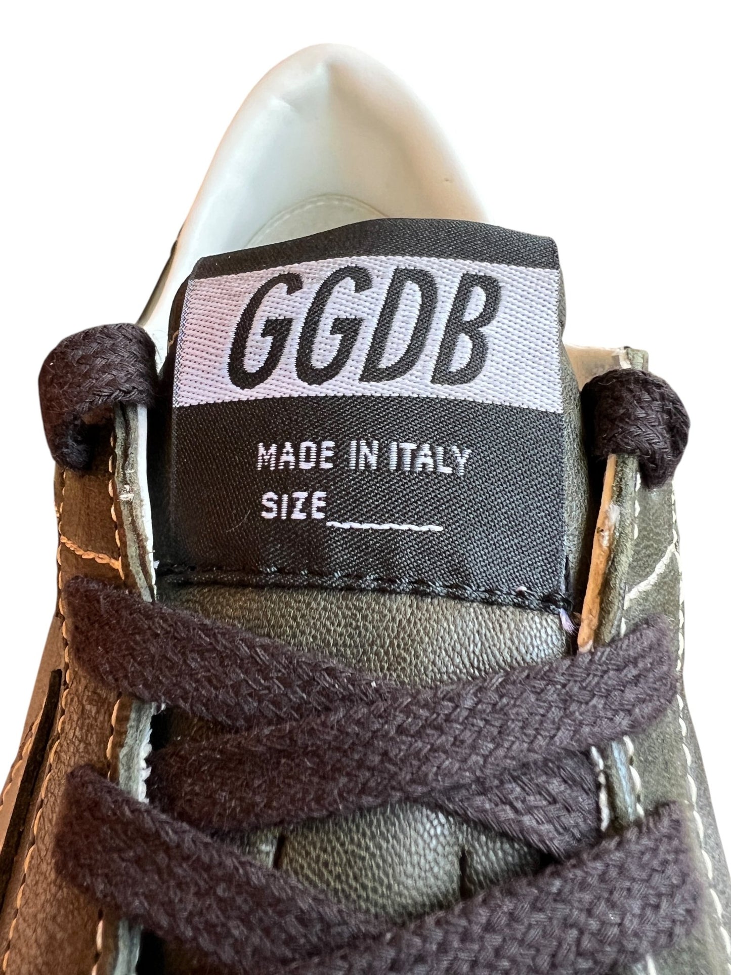 Golden Goose GMF00117 Ball Star Nappa Dark Green/Black