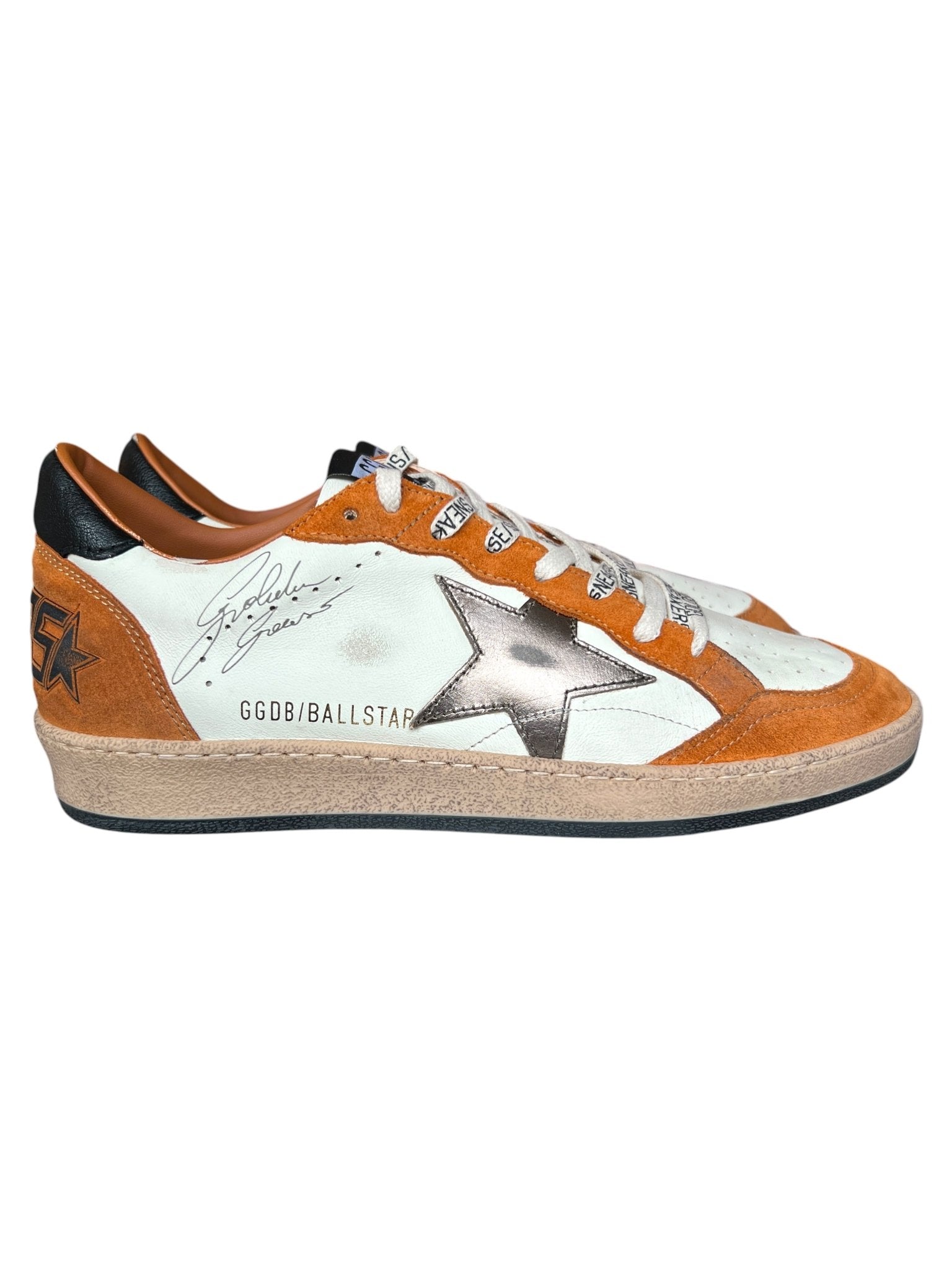 Golden Goose GMF00117 Ball Star Nappa White/Beige/Brown