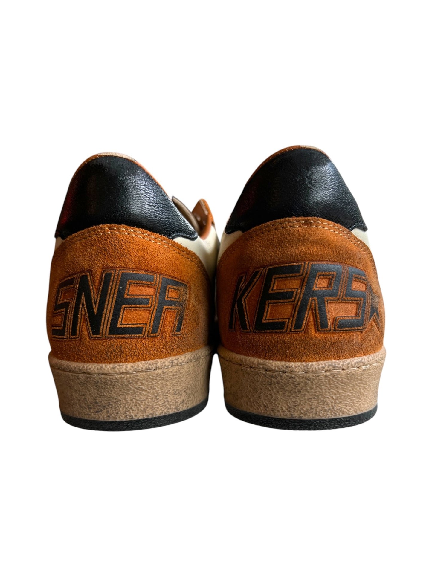Golden Goose GMF00117 Ball Star Nappa White/Beige/Brown