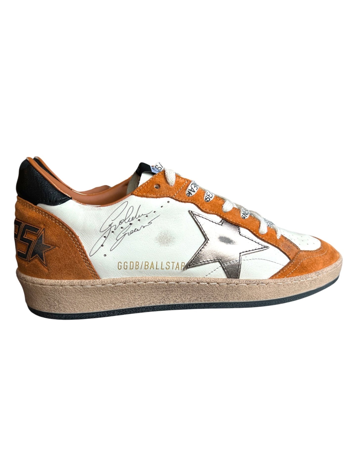 Golden Goose GMF00117 Ball Star Nappa White/Beige/Brown