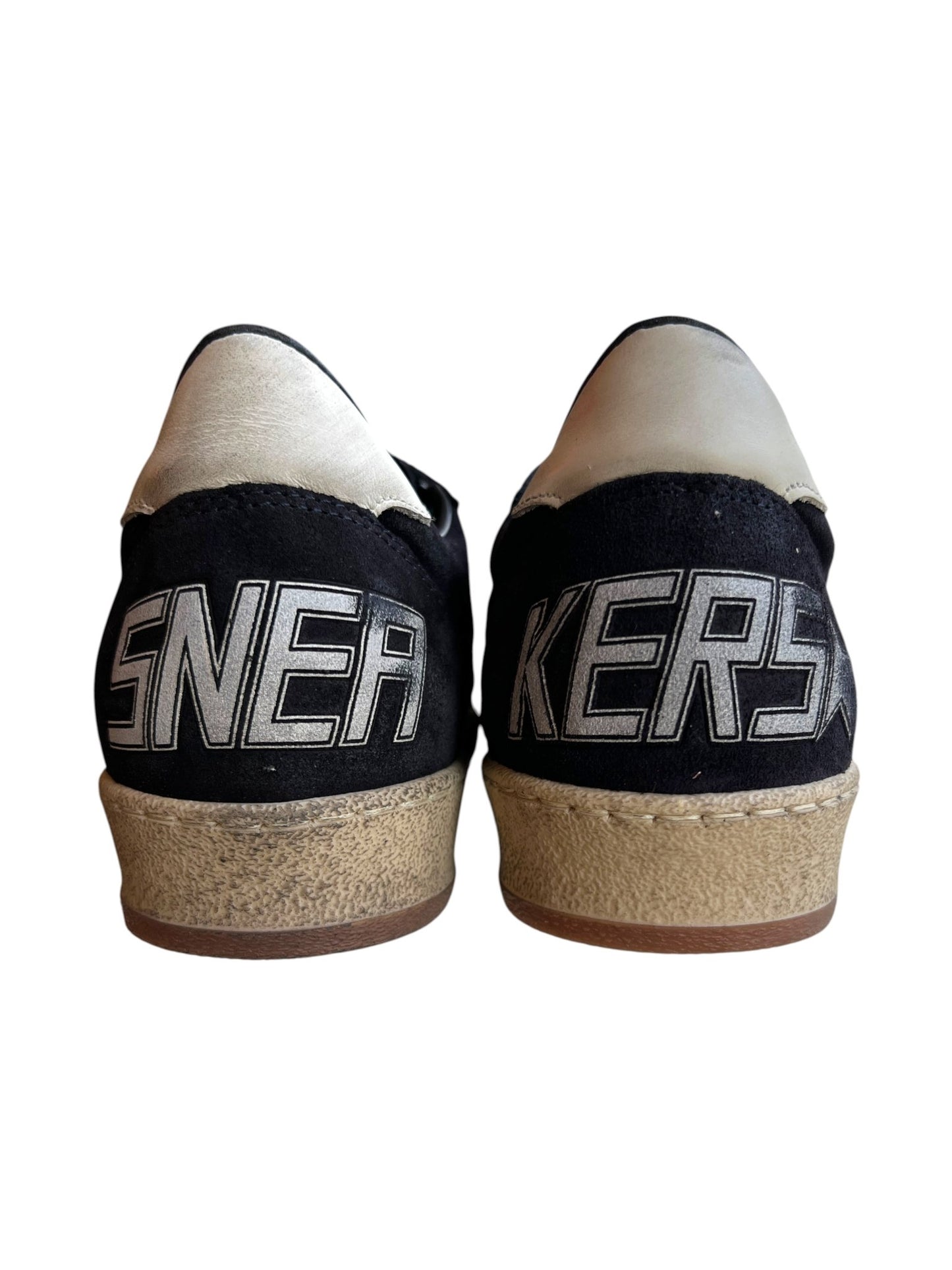 Golden Goose GMF00117 Ball Star Suede Dark Blue/White