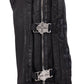 Guapi All Black Cross Buckle Shorts