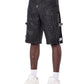 Guapi All Black Cross Buckle Shorts