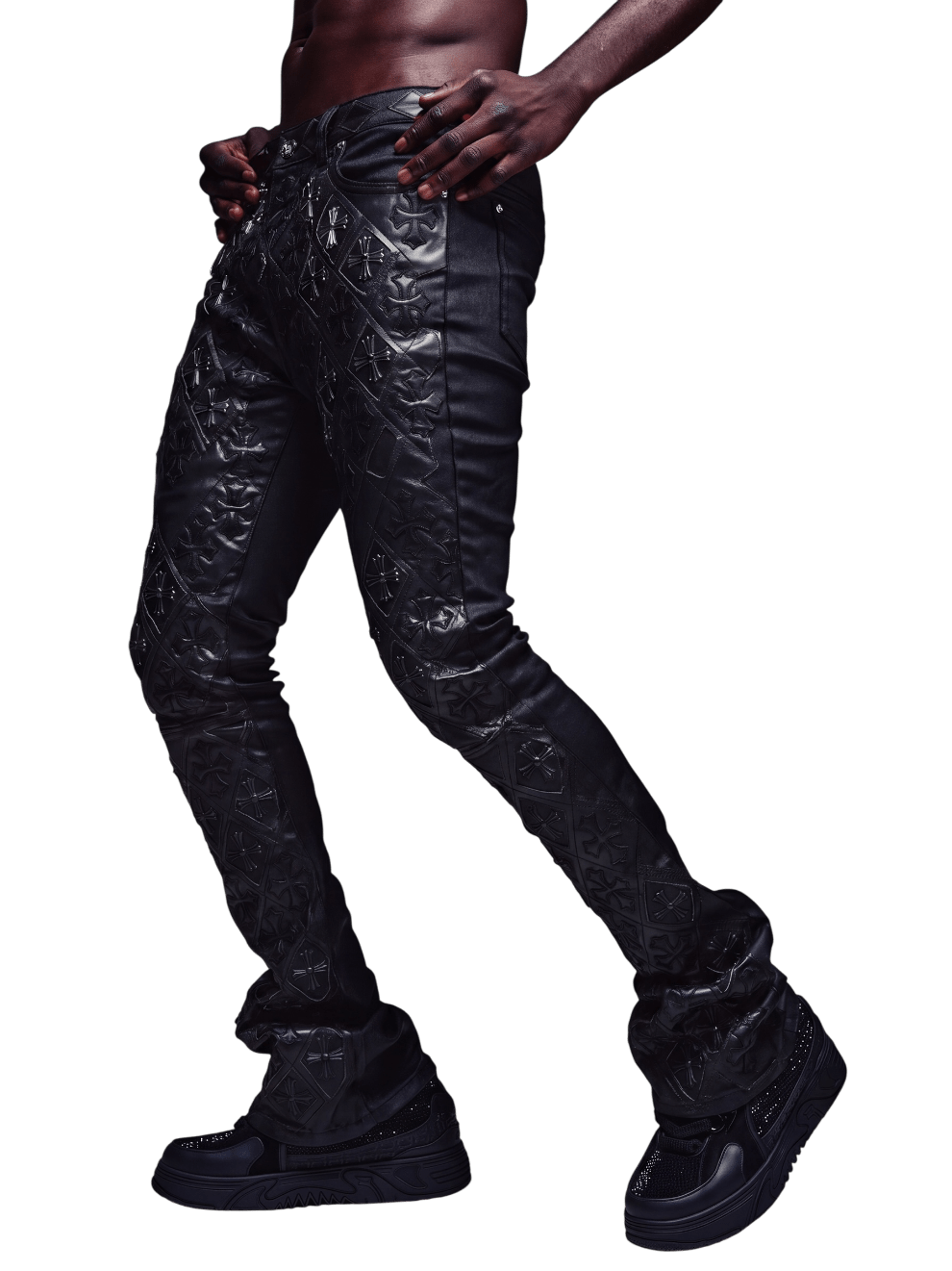 Probus Guapi All Black Relic Waxed Denim Guapi All Black Relic Waxed Denim BLACK