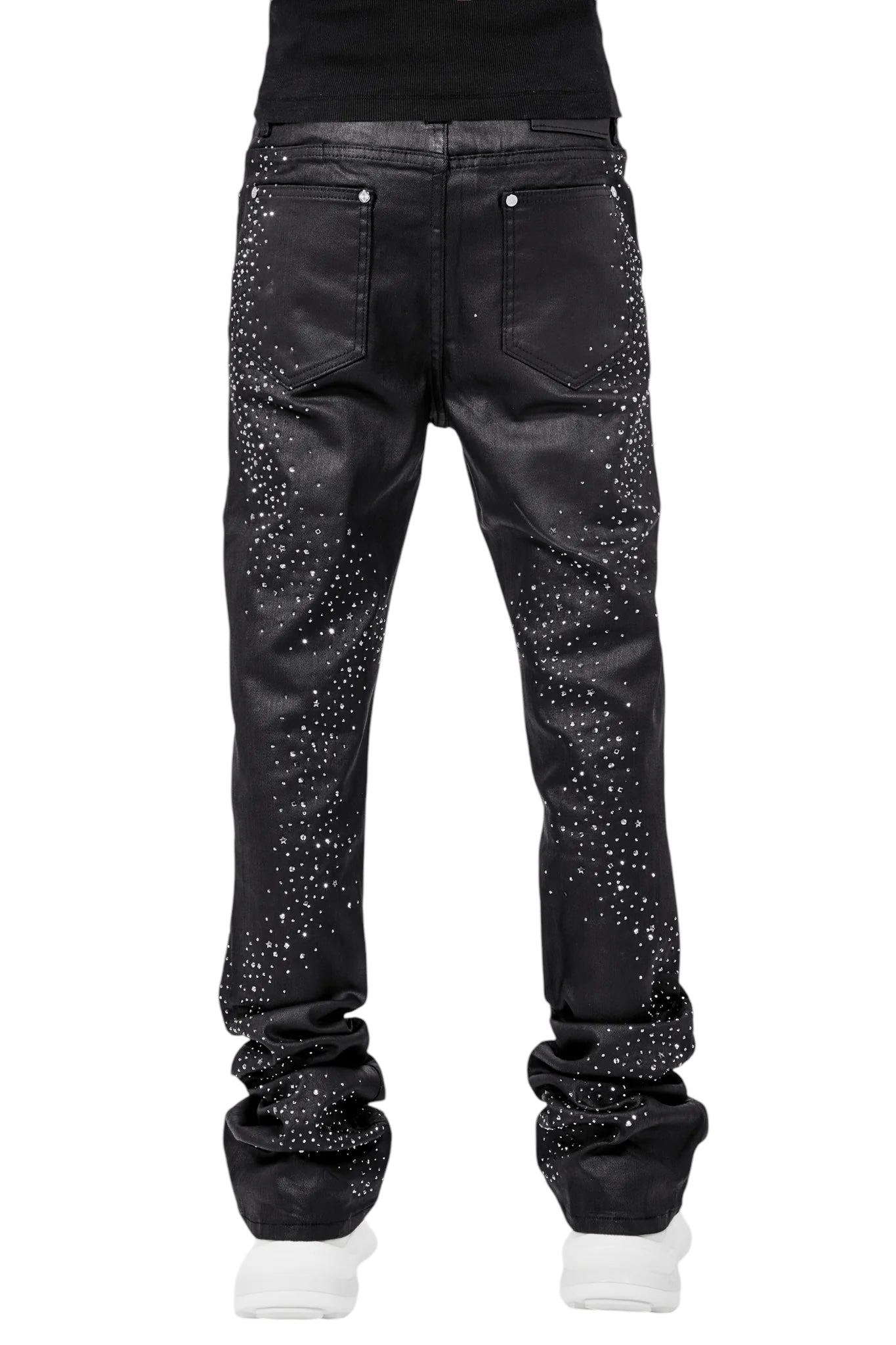 Guapi All Black Starry Sky Waxed Denim