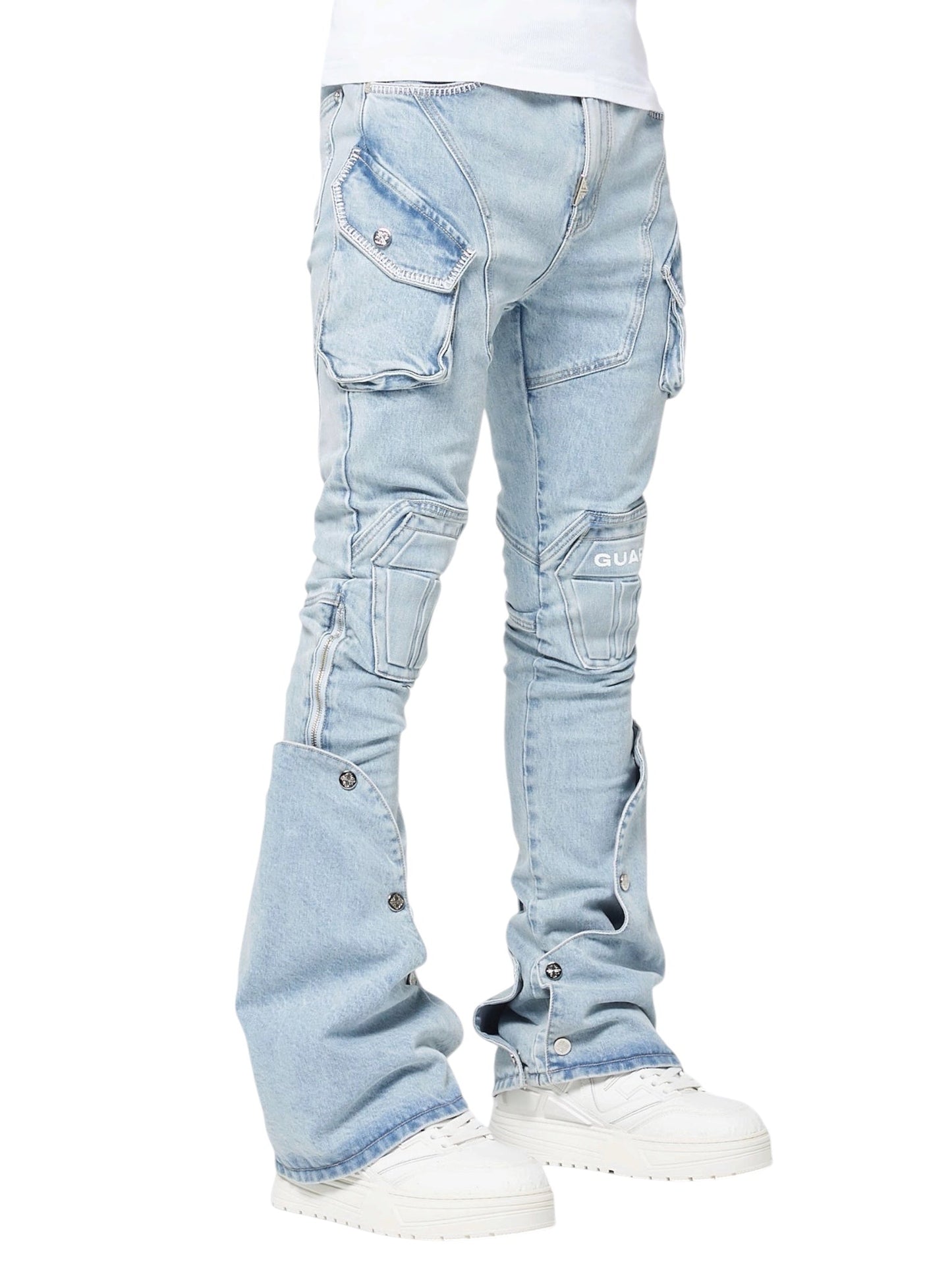 Guapi Aqua Blue Coffin Arc Denim