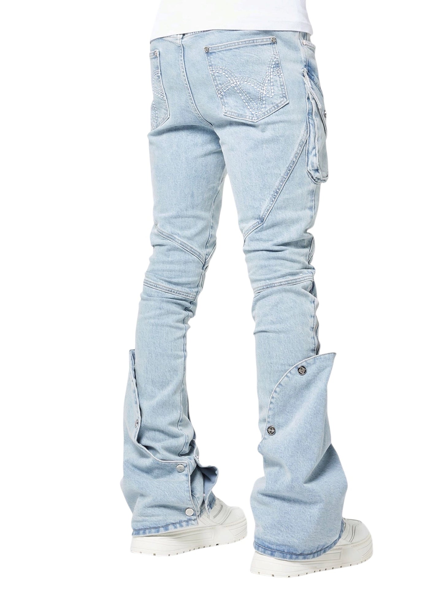 Guapi Aqua Blue Coffin Arc Denim