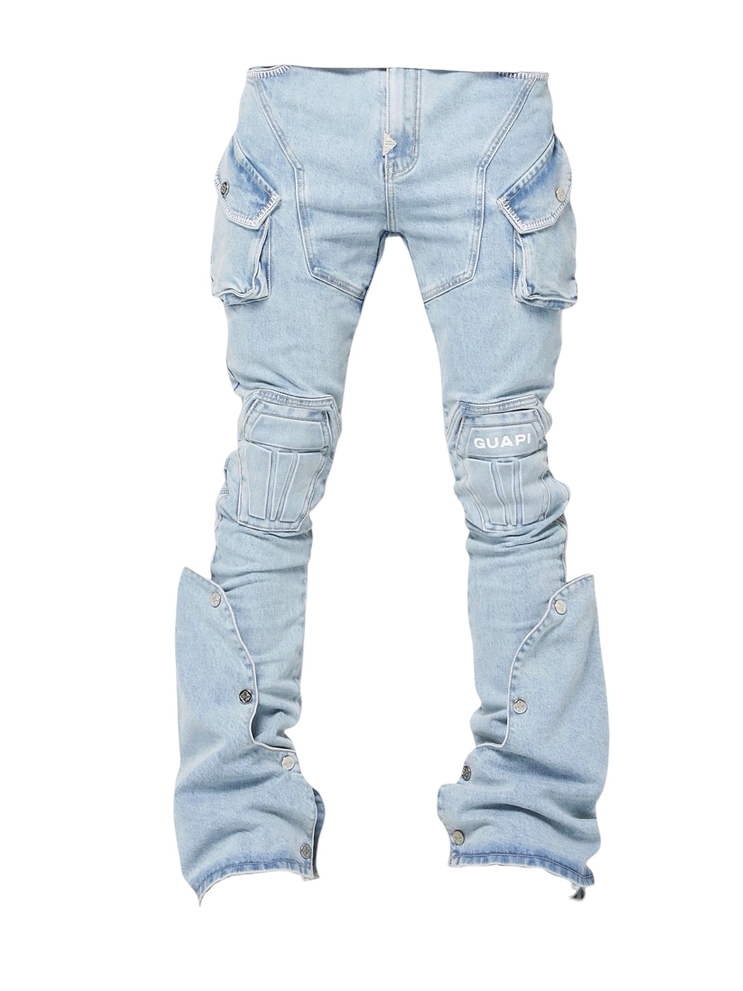 Guapi Aqua Blue Coffin Arc Denim